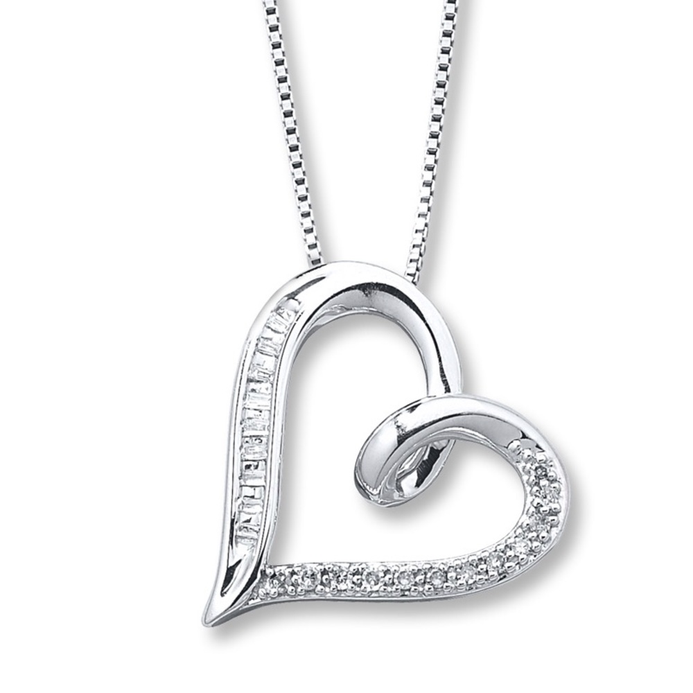 Kay Jewelers heart necklace 💛 sterling silver